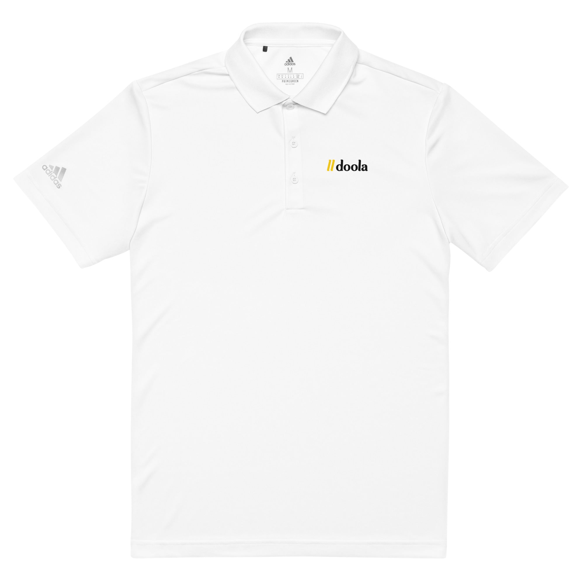 doola Premium adidas Polo - White